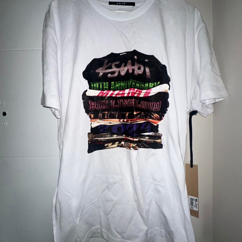 Ksubi Men's White T-shirt